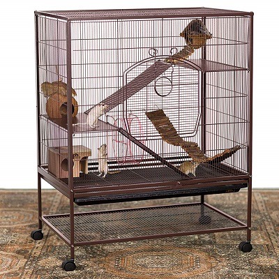 how to set up a rat cage